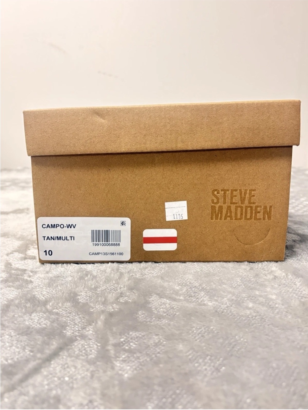 Steve Madden Campo Tan Multi Women’s Sz 10M Platform Sneaker - Picture 6 of 9